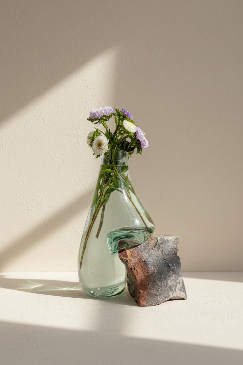 BAVAN Tall Sculptural Vase